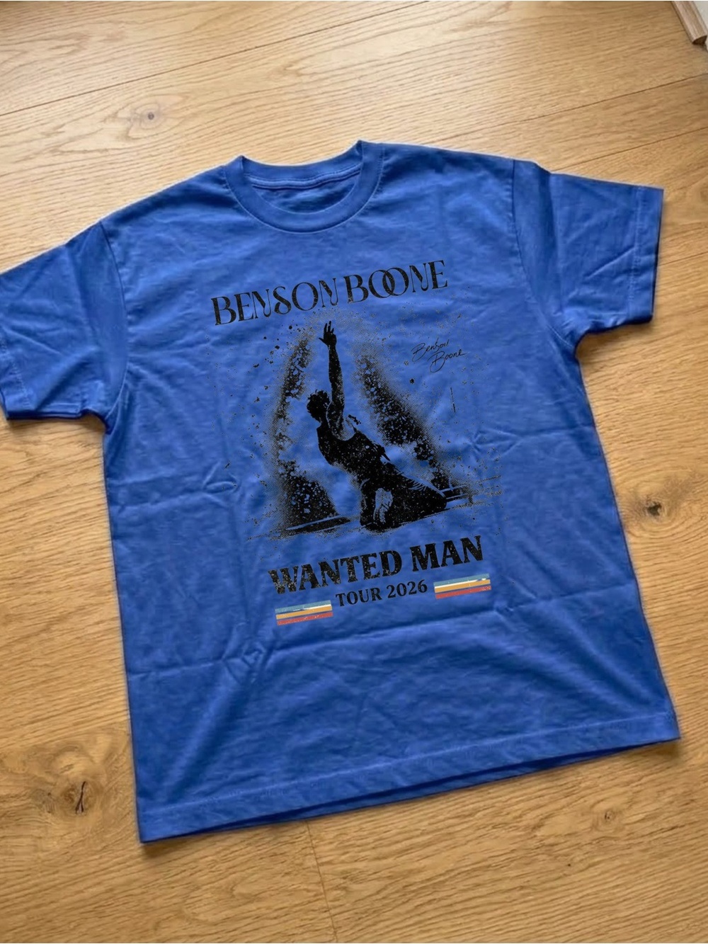 Gildan Benson Boone Wanted Man Tour Tee